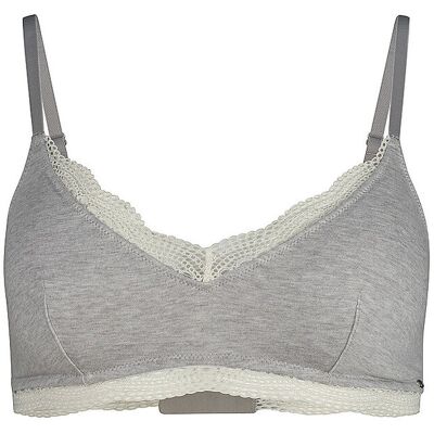SKINY BH ohne Bügel CLASSICOTTON grey melange hellgrau 36 C/D W SKINY BH ohne Bügel CLASSICOTTON grey melange hellgrau 36 C/D W