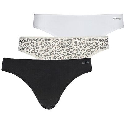 SKINY Rio Slips 3er Pkg. ADVANTAGE COTTON STRETCH blackwhiteleo selection grau 36 W SKINY Rio Slips 3er Pkg. ADVANTAGE COTTON STRETCH blackwhiteleo selection grau 36 W