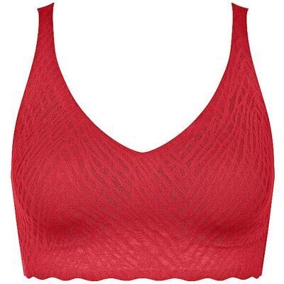 SLOGGI Bustier ZERO FEEL BLISS FESTIVE shanghai red rot XS W SLOGGI Bustier ZERO FEEL BLISS FESTIVE shanghai red rot XS W