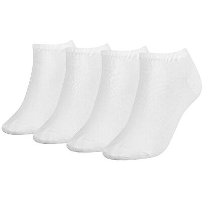 Tommy Hilfiger Sneaker Socken 4er Pkg. White weiss 39-42 W Tommy Hilfiger Sneaker Socken 4er Pkg. White weiss 39-42 W
