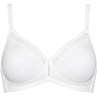 TRIUMPH BH ohne Bügel COTTON BEAUTY N white weiss 75C W TRIUMPH BH ohne Bügel COTTON BEAUTY N white weiss 75C W