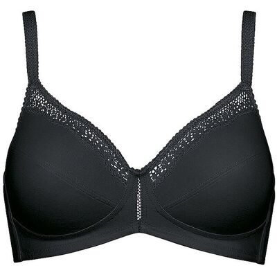 TRIUMPH BH ohne Bügel COTTON BEAUTY N black schwarz 80B W TRIUMPH BH ohne Bügel COTTON BEAUTY N black schwarz 80B W