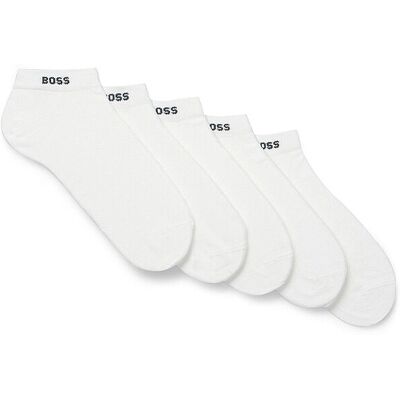Boss Sneaker Socken 5er Pkg white weiss M Boss Sneaker Socken 5er Pkg white weiss M
