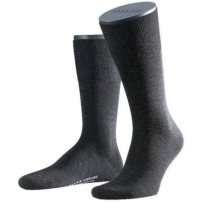 FALKE Socken AIRPORT anthracite melange grau 45/46 M FALKE Socken AIRPORT anthracite melange grau 45/46 M