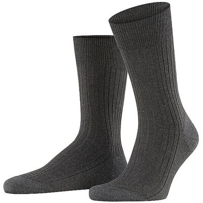 FALKE Socken BRISTOL PURE anthracite mel. grau 45/46 M FALKE Socken BRISTOL PURE anthracite mel. grau 45/46 M