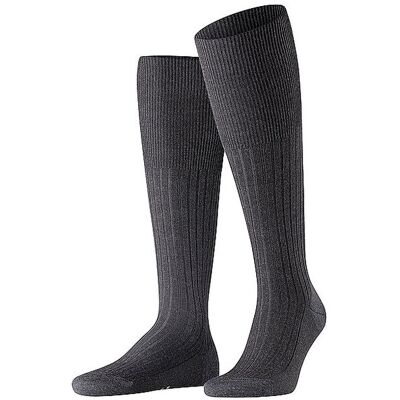 FALKE Stutzen BRISTOL anthracite mel. grau 39/40 M FALKE Stutzen BRISTOL anthracite mel. grau 39/40 M