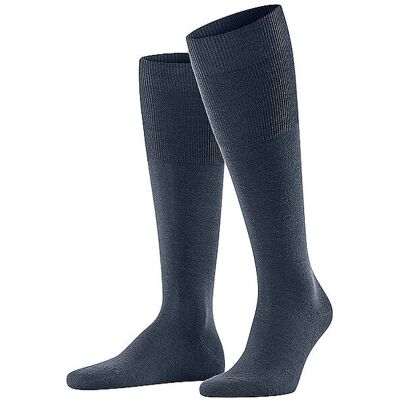 FALKE Stutzen AIRPORT dark blue melange blau 39/40 M FALKE Stutzen AIRPORT dark blue melange blau 39/40 M