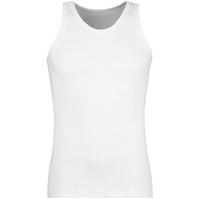 HUBER Trägershirt - Unterhemd De Luxe (Weiß) weiss M M HUBER Trägershirt - Unterhemd De Luxe (Weiß) weiss M M