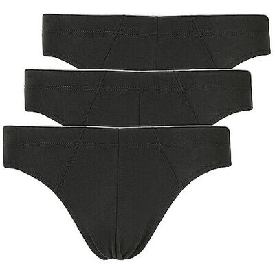 HUBER Slip 3er Pkg Just Comfort Schwarz schwarz S M HUBER Slip 3er Pkg Just Comfort Schwarz schwarz S M