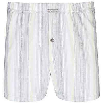 ISA Boxershorts gelb hellgrau M M ISA Boxershorts gelb hellgrau M M