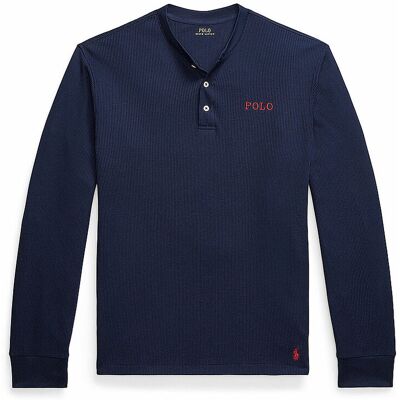 POLO RALPH LAUREN Pyjamashirt dunkelblau M M POLO RALPH LAUREN Pyjamashirt dunkelblau M M