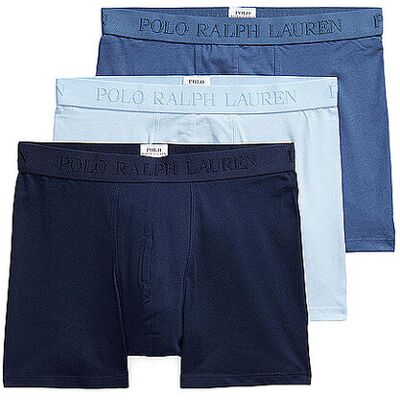 POLO RALPH LAUREN Pants 3er Pkg. blue blau XL M POLO RALPH LAUREN Pants 3er Pkg. blue blau XL M