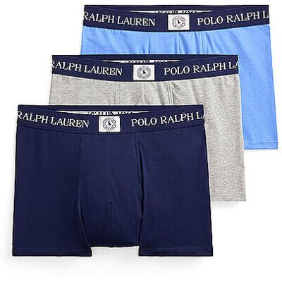 POLO RALPH LAUREN Pants 3er Pkg. nvy grau isl blue blau XL M POLO RALPH LAUREN Pants 3er Pkg. nvy grau isl blue blau XL M