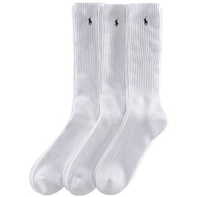 POLO RALPH LAUREN Socken 3er Pkg. white weiss M POLO RALPH LAUREN Socken 3er Pkg. white weiss M