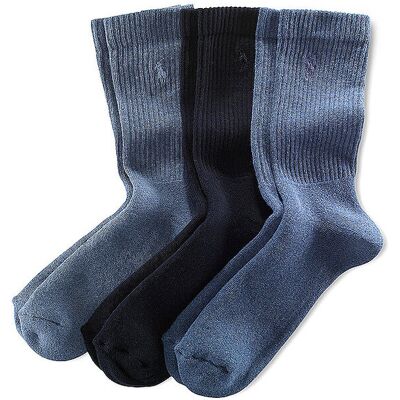 POLO RALPH LAUREN Socken 3er Pkg denim asorted dunkelblau M POLO RALPH LAUREN Socken 3er Pkg denim asorted dunkelblau M