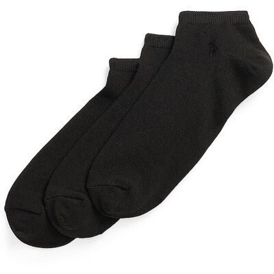 POLO RALPH LAUREN Sneaker Socken 3er Pkg. black schwarz M POLO RALPH LAUREN Sneaker Socken 3er Pkg. black schwarz M