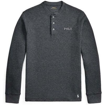 POLO RALPH LAUREN Pyjamashirt hellgrau M M POLO RALPH LAUREN Pyjamashirt hellgrau M M
