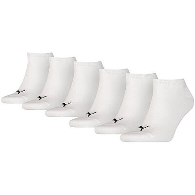 Puma Sneaker Socken 6er Pkg. white weiss 39-42 M Puma Sneaker Socken 6er Pkg. white weiss 39-42 M