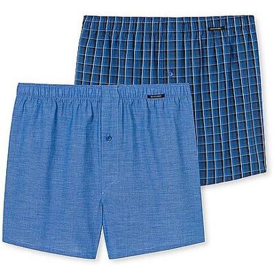 SCHIESSER Boxershorts 2er Pkg royal blau S M SCHIESSER Boxershorts 2er Pkg royal blau S M