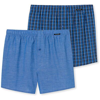 SCHIESSER Boxershorts 2er Pkg royal blau S M SCHIESSER Boxershorts 2er Pkg royal blau S M