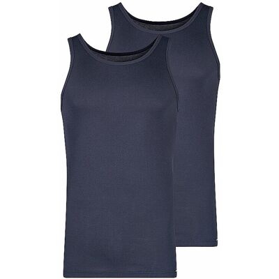 SKINY Tanktop - Unterhemd 2er Pkg crown blue blau XXL M SKINY Tanktop - Unterhemd 2er Pkg crown blue blau XXL M