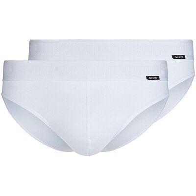 SKINY Slip 2er Pkg. COTTON RETRO white weiss S M SKINY Slip 2er Pkg. COTTON RETRO white weiss S M