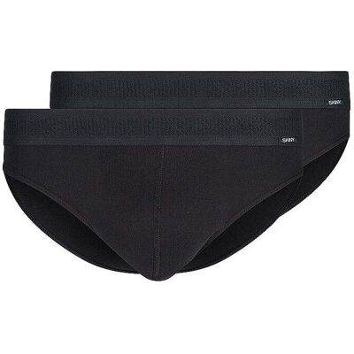 SKINY Slip 2er Pkg. COTTON RETRO black schwarz XXL M SKINY Slip 2er Pkg. COTTON RETRO black schwarz XXL M