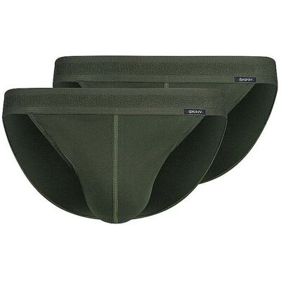 SKINY Slip 2er Pkg. COTTON RETRO duffel bag olive S M SKINY Slip 2er Pkg. COTTON RETRO duffel bag olive S M