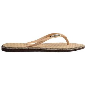 HAVAIANAS Badeschuhe SLIM POINT GLITTER hellbraun 35/36 W HAVAIANAS Badeschuhe SLIM POINT GLITTER hellbraun 35/36 W