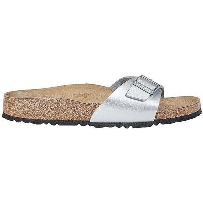 BIRKENSTOCK Pantoletten MADRID silber 39 W BIRKENSTOCK Pantoletten MADRID silber 39 W
