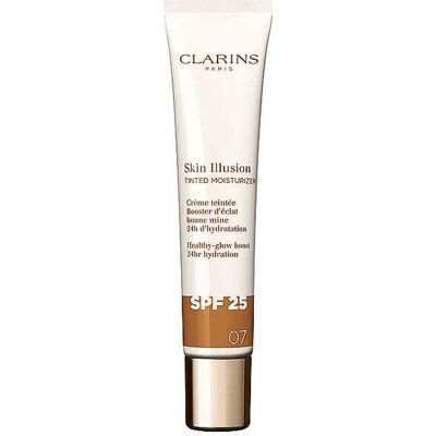 CLARINS Gesichtscreme - Skin Illusion Tinted Moisturizer SPF 25 07 40ml W CLARINS Gesichtscreme - Skin Illusion Tinted Moisturizer SPF 25 07 40ml W