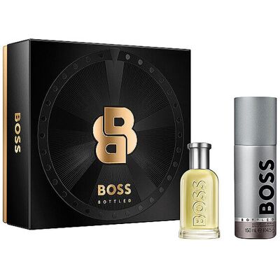 Boss Geschenkset - Bottled Eau de Toilette und Deodorant-Spray Set für Herren 150ml / 50ml M Boss Geschenkset - Bottled Eau de Toilette und Deodorant-Spray Set für Herren 150ml / 50ml M