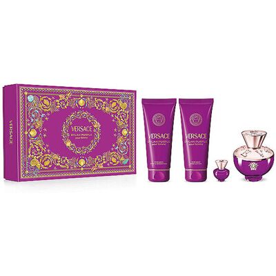 VERSACE Geschenkset - Dylan Purple Eau de Parfum Set 3x100ml / 5ml W VERSACE Geschenkset - Dylan Purple Eau de Parfum Set 3x100ml / 5ml W