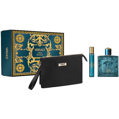 VERSACE Geschenkset - Eros Eau de Parfum Set 100ml / 10ml M VERSACE Geschenkset - Eros Eau de Parfum Set 100ml / 10ml M