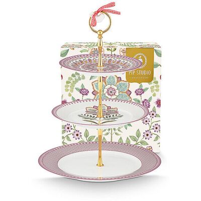 PIP STUDIO Etagere 3-stufig LILY&LOTUS Lilac lila B PIP STUDIO Etagere 3-stufig LILY&LOTUS Lilac lila B