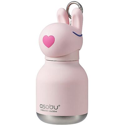 ASOBU Kinder Mini-Isolierflasche FUCHS 0,2l Rosa rosa B ASOBU Kinder Mini-Isolierflasche FUCHS 0,2l Rosa rosa B