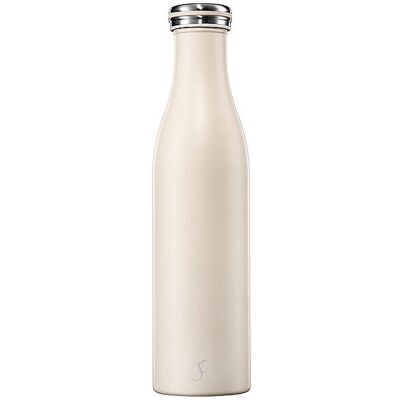 LURCH Isolierflasche aus Edelstahl 0,75 l Ivory creme B LURCH Isolierflasche aus Edelstahl 0,75 l Ivory creme B