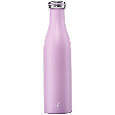 LURCH Isolierflasche aus Edelstahl 0,75 l Flieder rosa B LURCH Isolierflasche aus Edelstahl 0,75 l Flieder rosa B