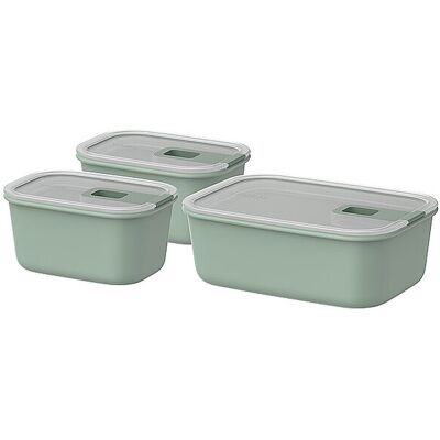 MEPAL Frischhaltedose Set 3tlg. EASYCLIP 2X450ml/1L Nordic Sage hellgrün B MEPAL Frischhaltedose Set 3tlg. EASYCLIP 2X450ml/1L Nordic Sage hellgrün B