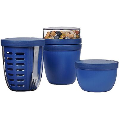 Mepal Lunchbox-Set - Ellipse, Blau, 3 delar Mepal Lunchbox-Set - Ellipse, Blau, 3 delar
