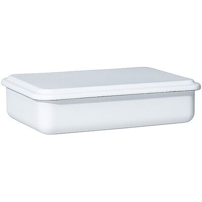 RIESS Vorratsbehälter mit Deckel 23x15x5cm Weiss weiss B RIESS Vorratsbehälter mit Deckel 23x15x5cm Weiss weiss B