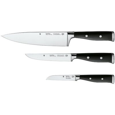 WMF Messer Set 3tlg. GRAND CLASS Cromargan/Schwarz schwarz B WMF Messer Set 3tlg. GRAND CLASS Cromargan/Schwarz schwarz B