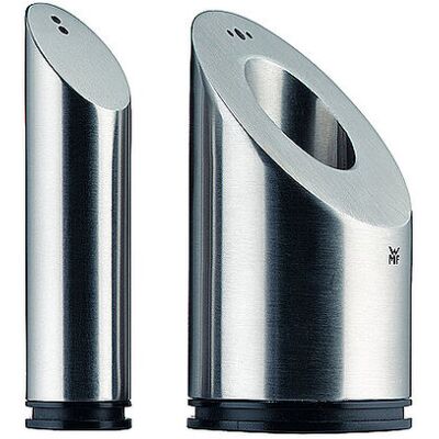 WMF Salz- und Pfeffer Set BASIC 9,5cm Cromargan / Matt silber B WMF Salz- und Pfeffer Set BASIC 9,5cm Cromargan / Matt silber B