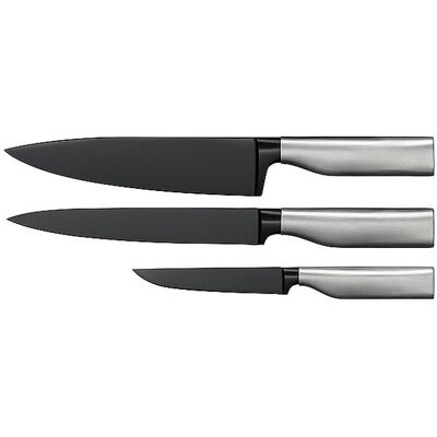WMF Messerset 3-tlg. ULTIMATE BLACK Cromargan Schwarz schwarz B WMF Messerset 3-tlg. ULTIMATE BLACK Cromargan Schwarz schwarz B