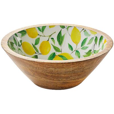 ZASSENHAUS Schüssel 20cm LEMON MANGO Gelb/Gruen bunt B ZASSENHAUS Schüssel 20cm LEMON MANGO Gelb/Gruen bunt B