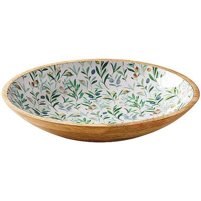 ZASSENHAUS Schale 30cm OLIVE MANGO Gelb/Gruen bunt B ZASSENHAUS Schale 30cm OLIVE MANGO Gelb/Gruen bunt B
