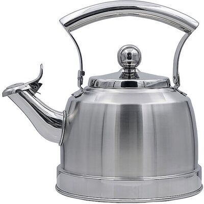 KELOMAT Flötenkessel 1,5l Comfort Edelstahl silber B KELOMAT Flötenkessel 1,5l Comfort Edelstahl silber B