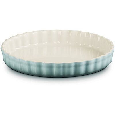 LE CREUSET Tarteform 28cm/2,1l POTERIE Sea Salt hellgrau B LE CREUSET Tarteform 28cm/2,1l POTERIE Sea Salt hellgrau B
