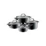 Wmf Fusiontec Mineral Kochgeschirr-Set 4tlg Platinum Grau Eg