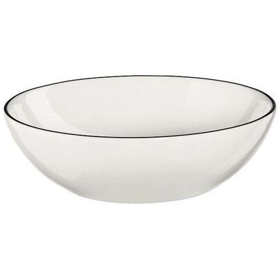 ASA SELECTION Schale à table ligne noir 15,5cm weiss B ASA SELECTION Schale à table ligne noir 15,5cm weiss B
